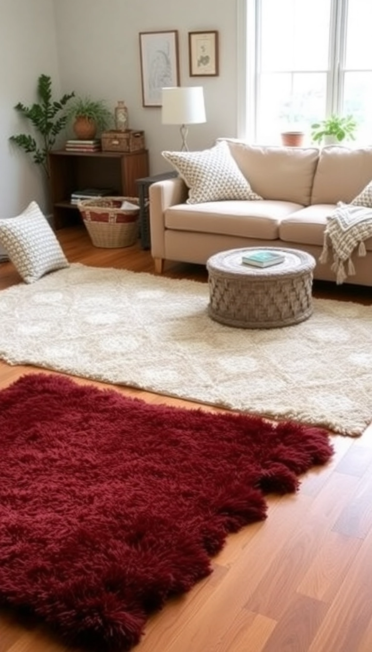 21+ Awesome Flooring Ideas for Every Room That'll Transform Your Home! - 20. Soft Area Rugs