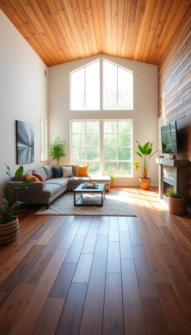 21+ Awesome Flooring Ideas for Every Room That'll Transform Your Home! - 1. Rustic Hardwood Floors